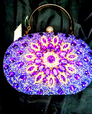 Borsa da sera matrimonio viola