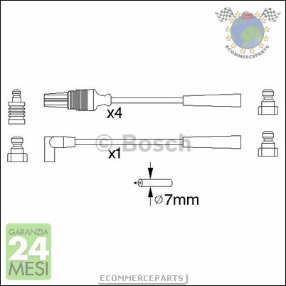 56889 kit cavi candele - #56889,