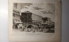 Antica Incisione Del 700 Le