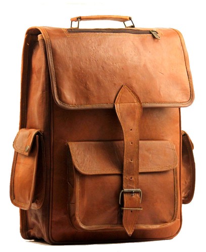 Zaino vintage vera pelle - vintage,