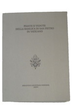Plante e Vedute Della Basilica Di San Pietro Vaticano Vaticano NUOVO Vintage RARO