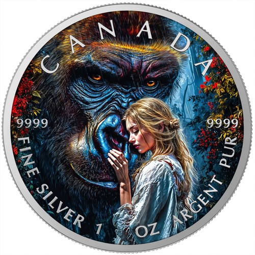 Medaglia argento canada - argento, 1