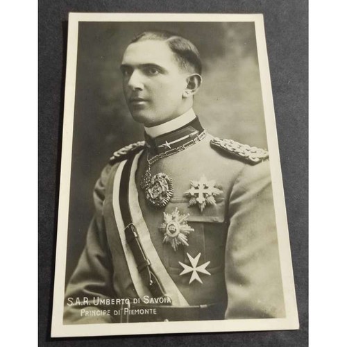 Cartolina umberto di - s.a.r.,