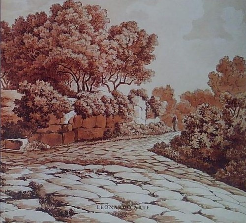 Via appia sulle ruine - via, appia.