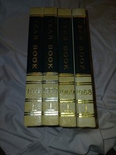 1968-1971 The World Year Book Set 4 Volumes Hardcover Encyclopedia