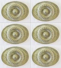 6 MEDAGLIONI FREGI IN BRONZO