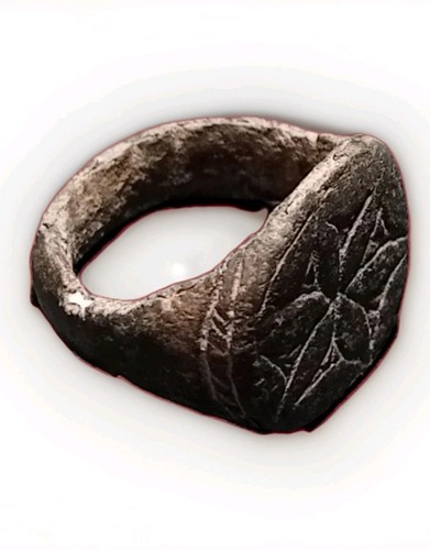 Anello bizantino grande - , bronzo