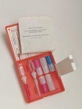 Raro Medkit Sovietico AI-2 Primo Soccorso con 2 Siringhe Med Militare Surplus Cosplay