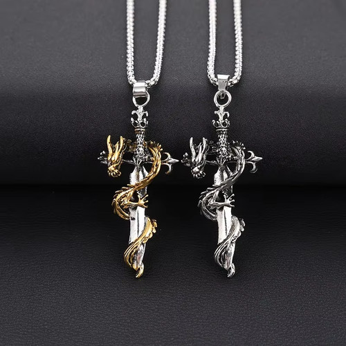 Collana spada drago - collana,