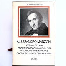 FERMO E LUCIA-I PROMESSI SPOSI-LA COLONNA INFAME V.1-2 | 1972 | A. MANZONI -  -