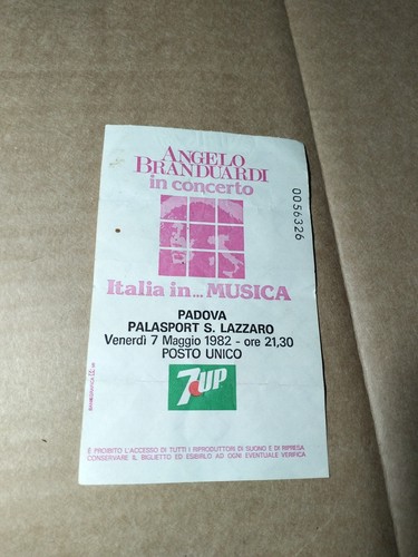 Biglietto concerto angelo - biglietto,