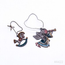 2er Set Vintage Smaltato