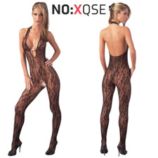 NO:XQSE Sexy Catsuit Tuta Nera