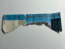 PARTE DEL BIGLIETTO FINALE COPPA UEFA NAPOLI STOCCARDA 03/05/1989 ERA MARADONA