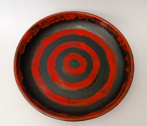 Piatto ceramica rosso - in,