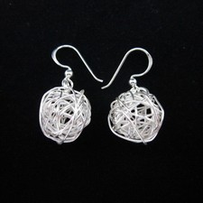 Fine Silver Earrings Ohrringe