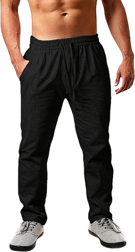 Pantaloni lino estivi uomo - lino,