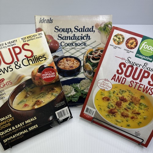 Soup cookbooks magazines lot - cookbooks,