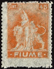 ITALY ITALIA FIUME 1919