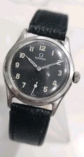 Omega militare vintage 1944 seconda guerra mondiale ref. 2450 Cal. Orologio Uomo 26.5 T3 Quadrante Nero 