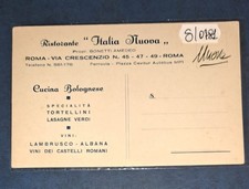 cartolina: ristorante "italia
