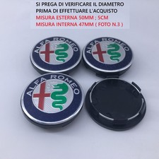 4 pz Coprimozzo ALFA ROMEO 147