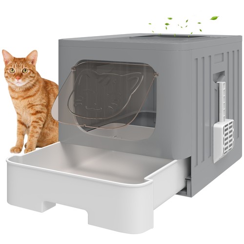 Pawhut lettiera gatto chiusa - pawhut,