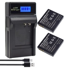 2 batterie + caricatore USB