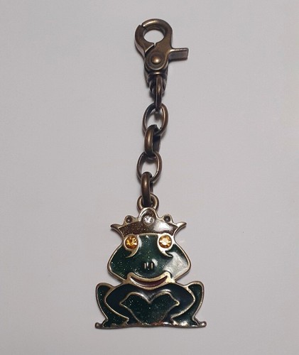 Old carabiner keychain - old,