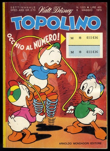 Topolino 1223 6 maggio - topolino, n°