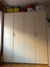 Armadio Ikea 200x58x236 quattro ante, Due Ripiani Interni