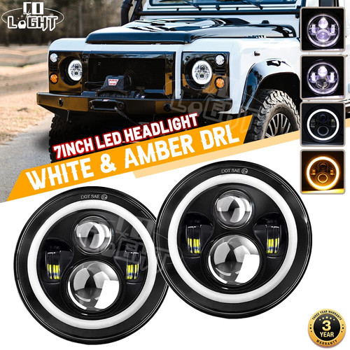 Paire phares led - de, 7"