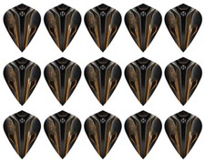 5 Set Nuovi Erpici Noble Kite Dart Voli - Navi con Tracciamento - Oro