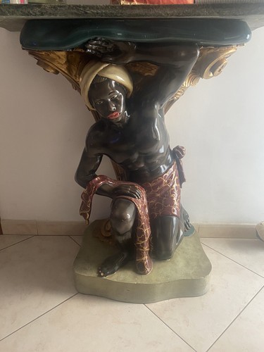 Statua antico legno - in,