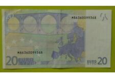 ?? PORTOGALLO 20 EURO SERIE " M " BANCONOTA QUASI RADAR DRAGHI RITIRATA RR!