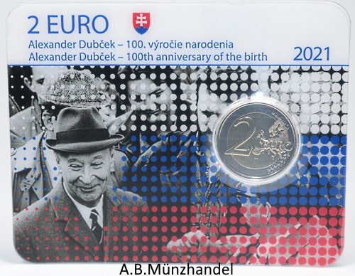 Slovacchia 2021 coincard - 2021, 2