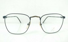 Lozza occhiale da vista rettangolare leggero metallo nero quadrato oro vintage 