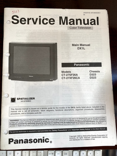 Panasonic 27sf26a - panasonic, ct-27sf26a