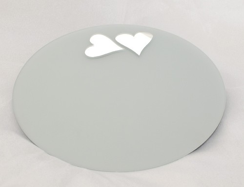 Specchio tondo satinato con - satinato,