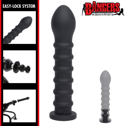 Ribbed dong dildo con - ribbed,