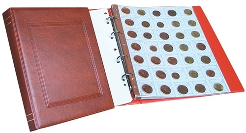 Album blu porta monete - blu,
