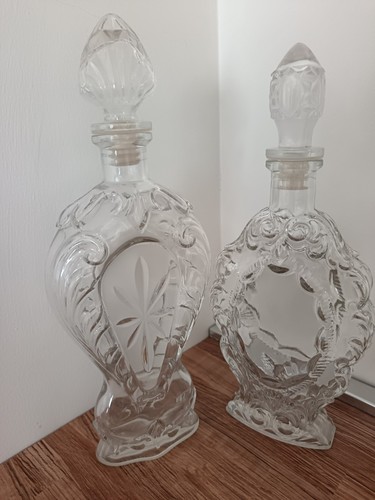 Coppia bottiglie decorative - coppia,