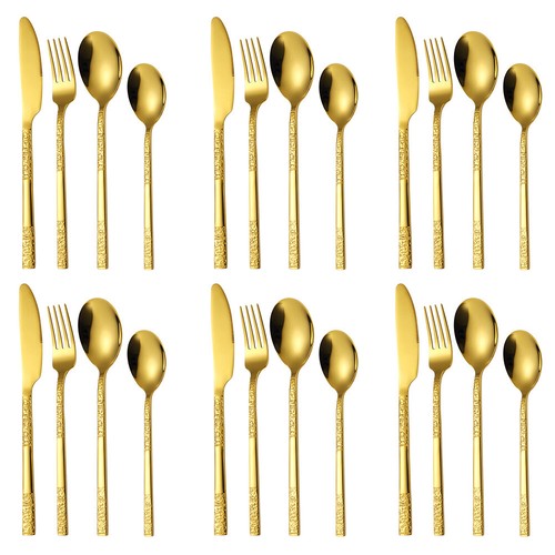 Set posate oro - 24,