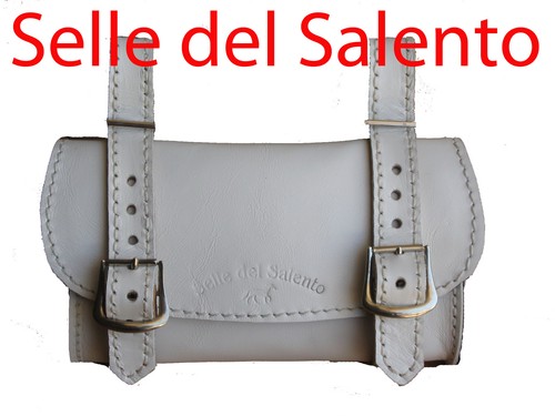 Borsa pelle bianco borsello - borsa,