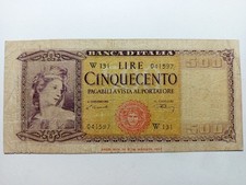 500 LIRE ITALIA ORNATA DI