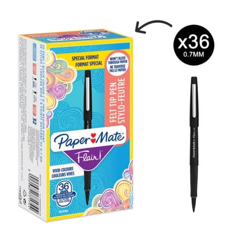 Paper mate penne punta - penne, fibra