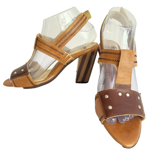 Sandali marroni john fluevog - marroni,