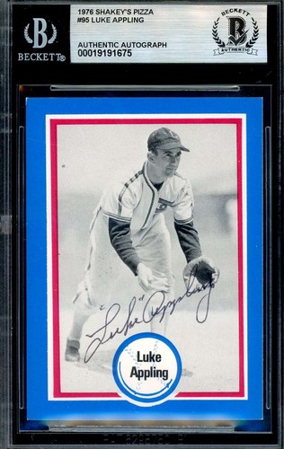 Autografo luke appling - appling, beckett