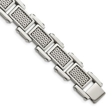 Bracciale acciaio inox - in,
