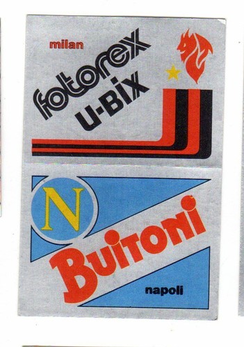 Figurina scudetto calciatori - figurina,